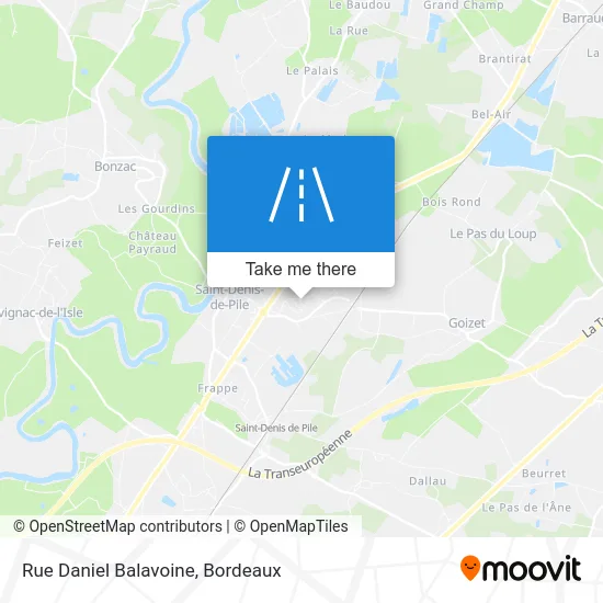 Rue Daniel Balavoine map
