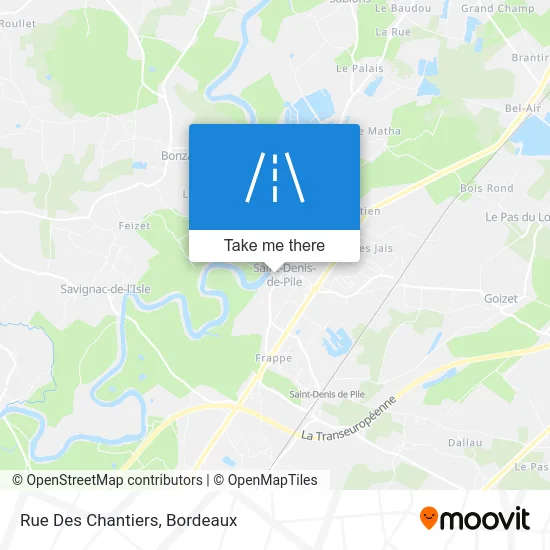 Rue Des Chantiers map