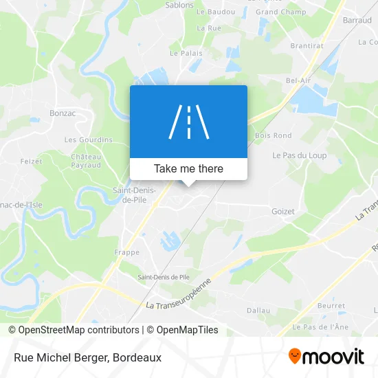 Rue Michel Berger map