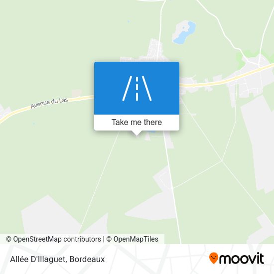Allée D'Illaguet map