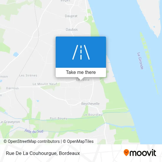 Rue De La Couhourgue map