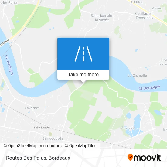 Routes Des Palus map