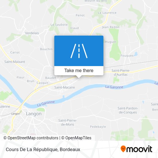 Cours De La République map