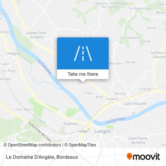 Le Domaine D'Angèle map