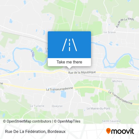 Rue De La Fédération map