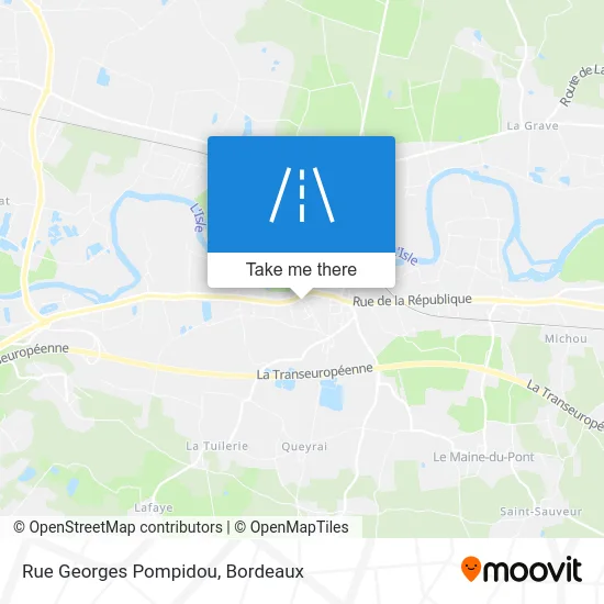Rue Georges Pompidou map