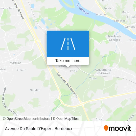 Avenue Du Sable D'Expert map