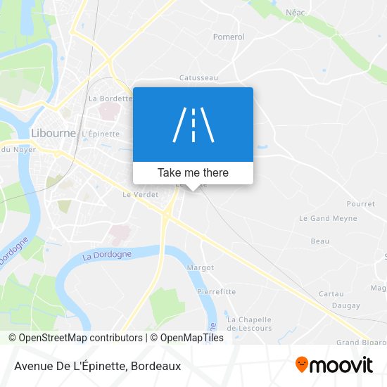 Avenue De L'Épinette map