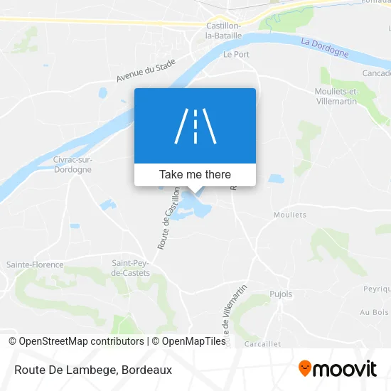 Route De Lambege map