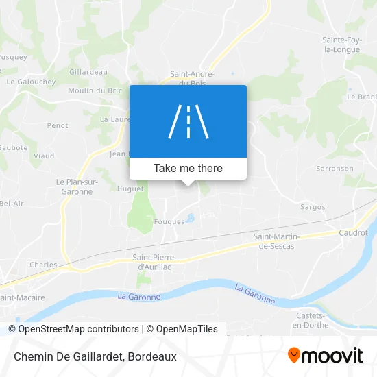 Chemin De Gaillardet map