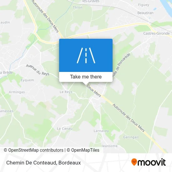 Chemin De Conteaud map