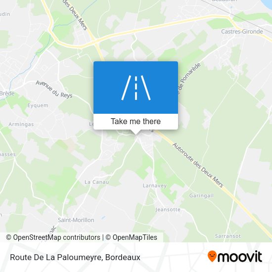 Route De La Paloumeyre map