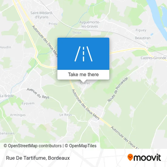 Rue De Tartifume map