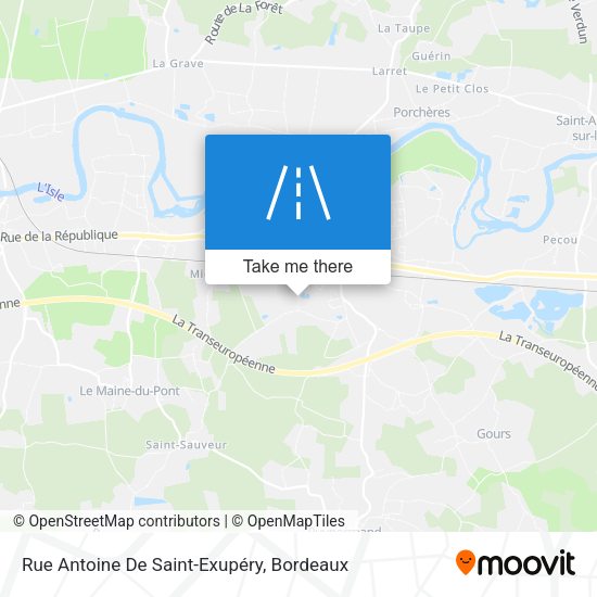 Rue Antoine De Saint-Exupéry map