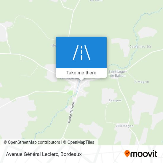 Avenue Général Leclerc map