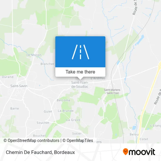 Chemin De Fauchard map