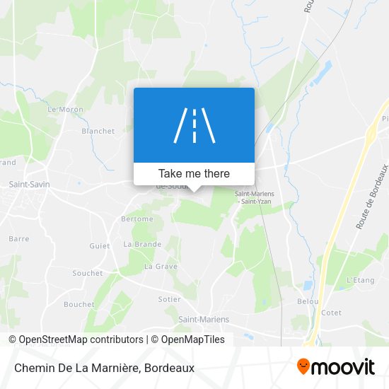 Chemin De La Marnière map