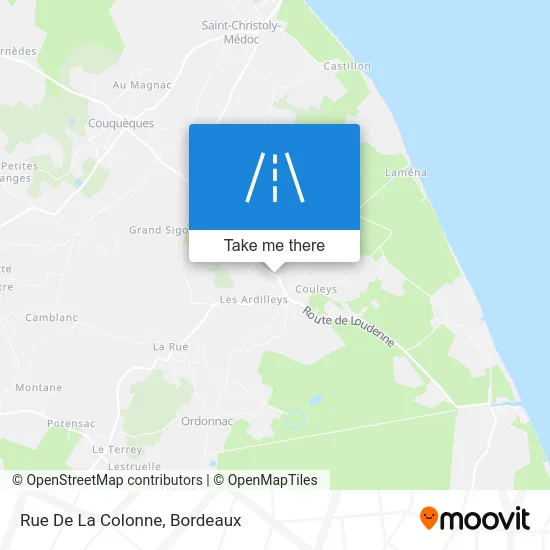 Rue De La Colonne map