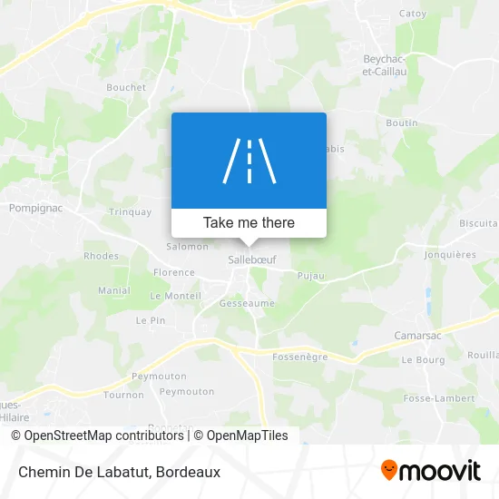 Chemin De Labatut map