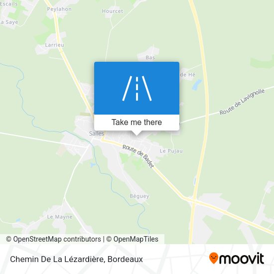Chemin De La Lézardière map