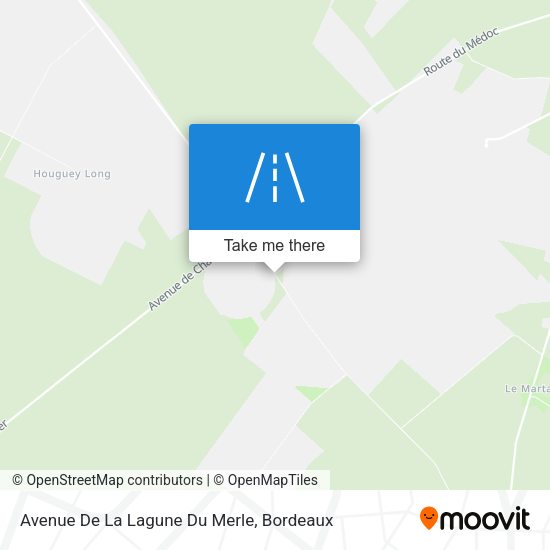 Avenue De La Lagune Du Merle map