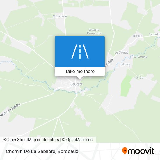 Chemin De La Sablière map