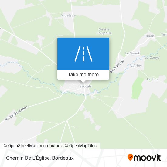 Chemin De L'Église map