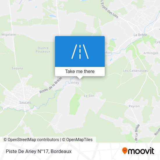 Piste De Ariey N°17 map