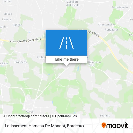Lotissement Hameau De Mondot map