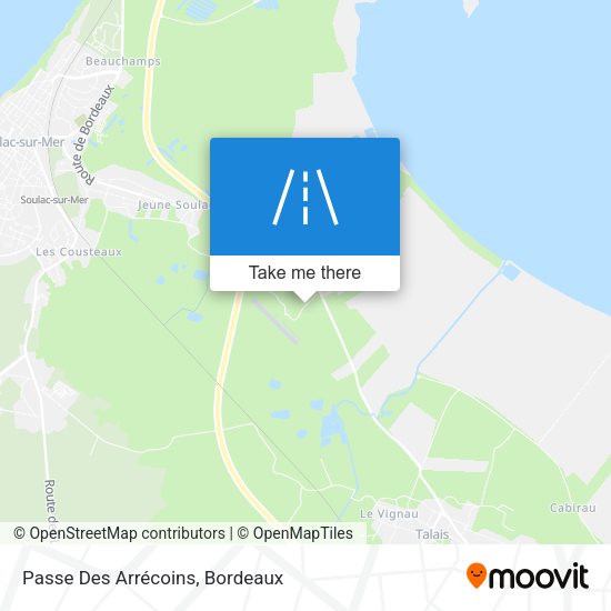Passe Des Arrécoins map