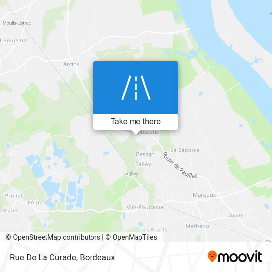 Rue De La Curade map