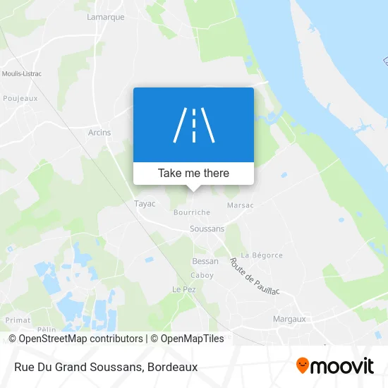 Rue Du Grand Soussans map