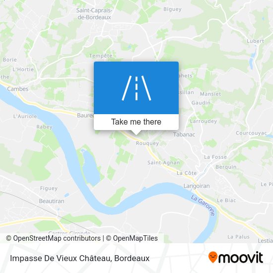 Impasse De Vieux Château map