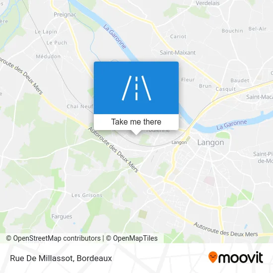 Rue De Millassot map