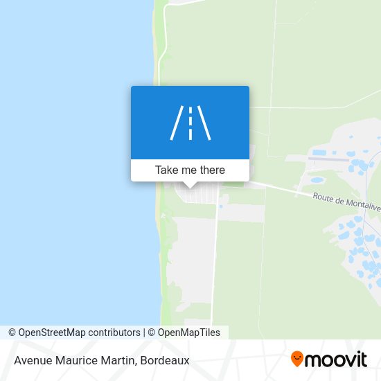 Avenue Maurice Martin map