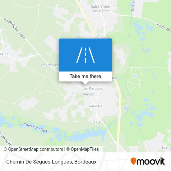 Chemin De Sègues Longues map