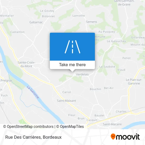 Rue Des Carrières map