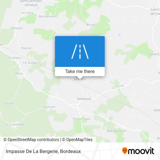Impasse De La Bergerie map