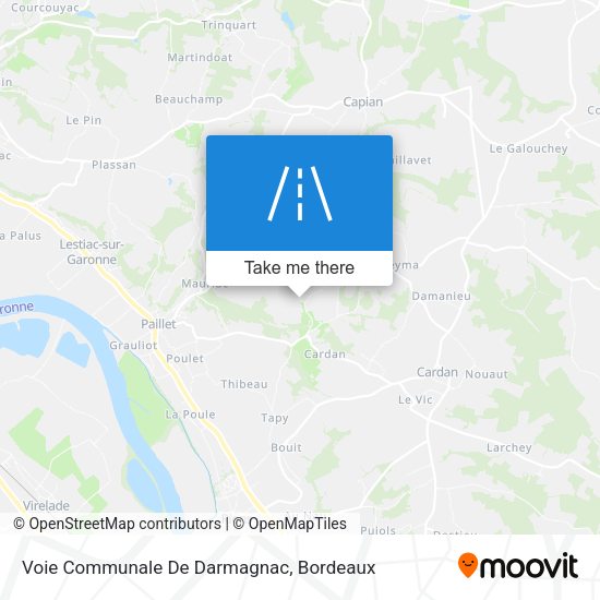 Voie Communale De Darmagnac map