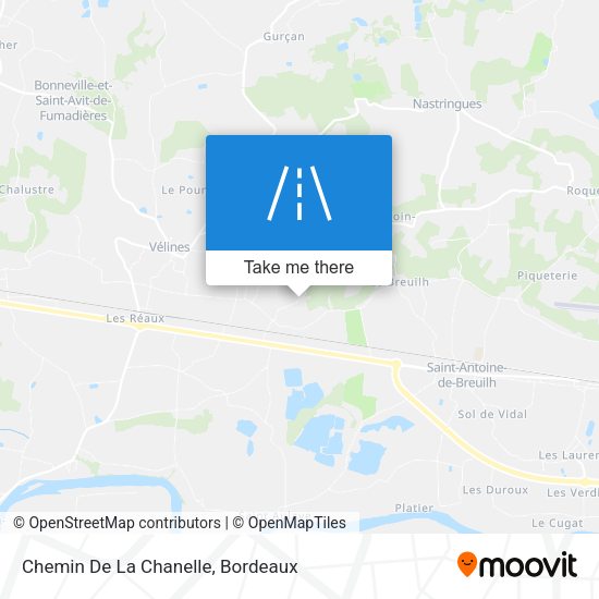 Chemin De La Chanelle map