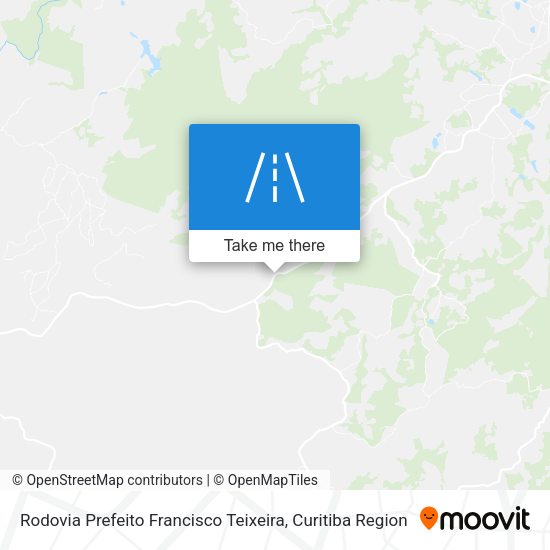 Rodovia Prefeito Francisco Teixeira map