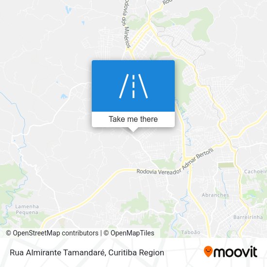 Rua Almirante Tamandaré map