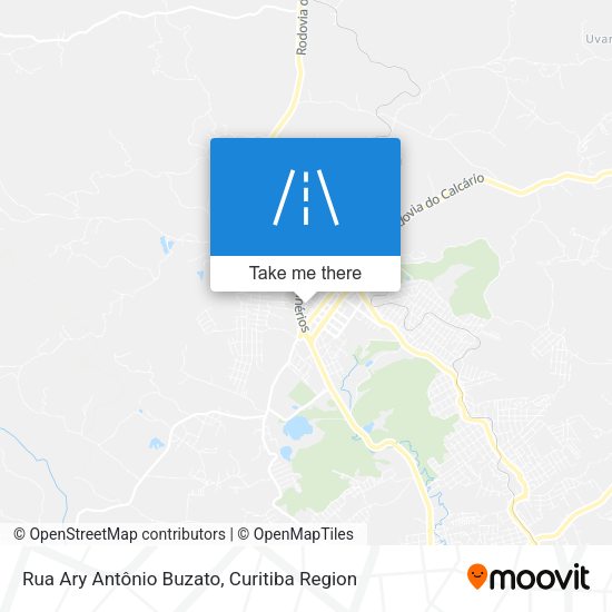 Rua Ary Antônio Buzato map