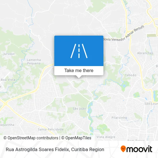 Rua Astrogilda Soares Fidelix map