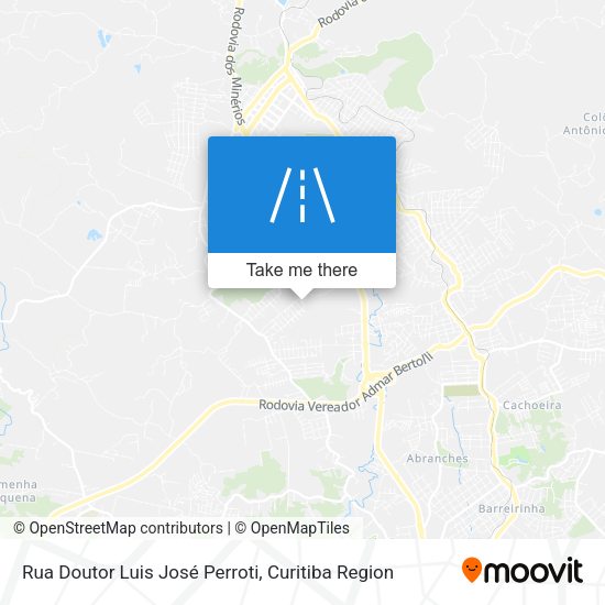 Rua Doutor Luis José Perroti map