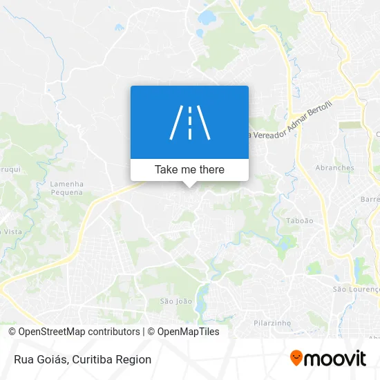 Rua Goiás map