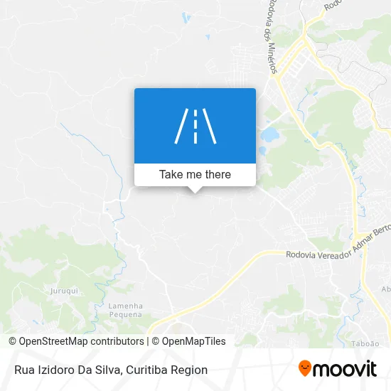 Rua Izidoro Da Silva map