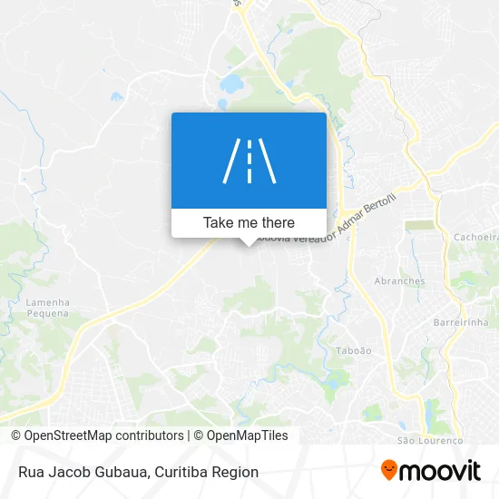 Rua Jacob Gubaua map