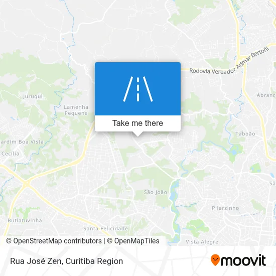 Rua José Zen map
