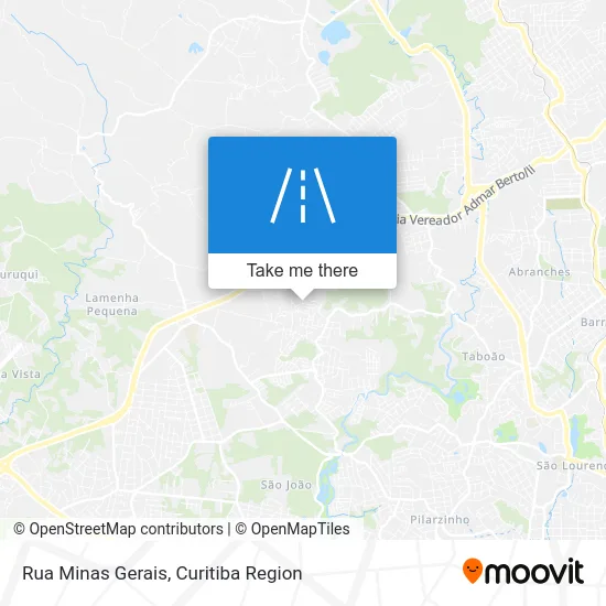 Rua Minas Gerais map